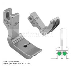 Patka pro všívání kedru pro šicí stroje, oboustranná 4.8mm P69D3/16 [36069DG 3/16]